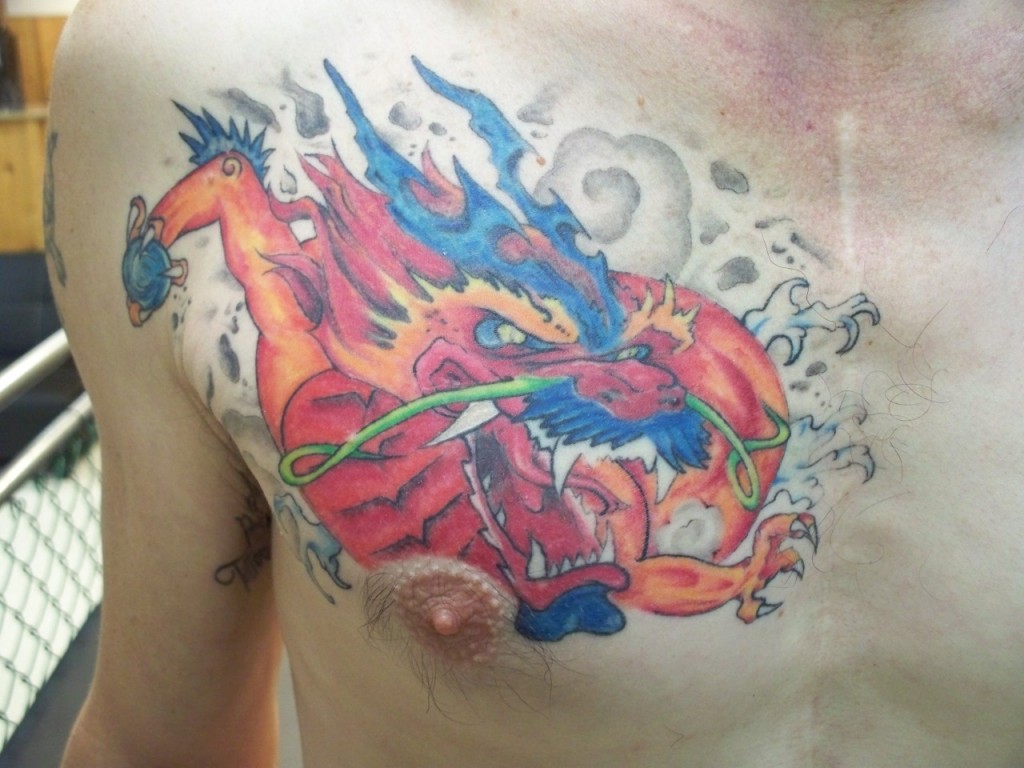 Artistic Prick Tattoos "Dragon" By Zach © 2012